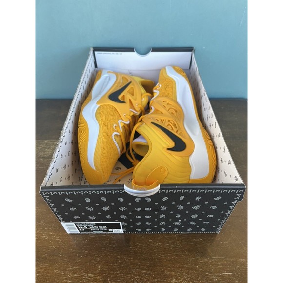 Nike KD 15 TB University Gold Basketball Shoes Men's Size 11.5 DX6648-701 NO LID - Picture 11 of 12